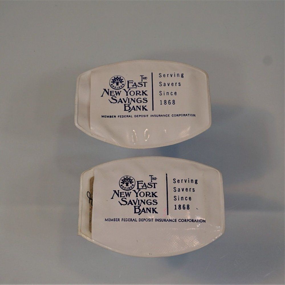 Advertising The East New York Savings Bank Sewing Basket Sewing Kit Vintage 1960